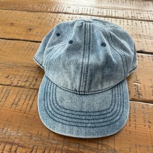 Distressed Denim Cap